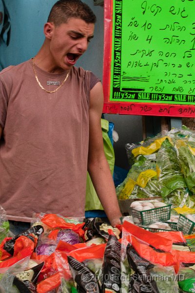 20100409_150617 D300.jpg - Vegetable vendor (with loud call), Ben Yehuda Market, Jerusalem